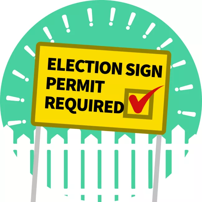 Election Sign Permit Required