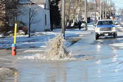 Road flooding